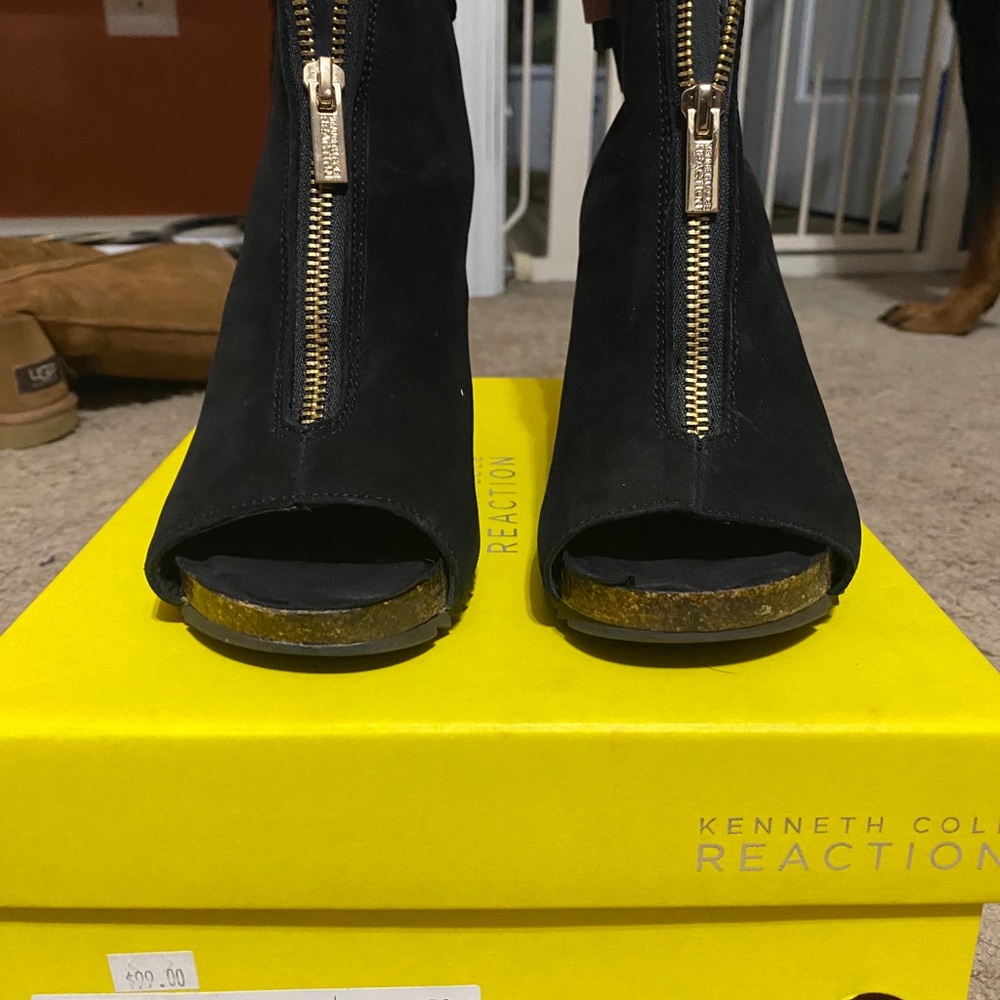 French Connection peep toe heels